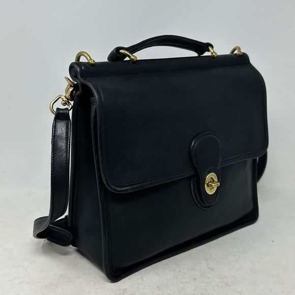Coach Black Crossbody Bag with Structured Design - Picture 2 of 11